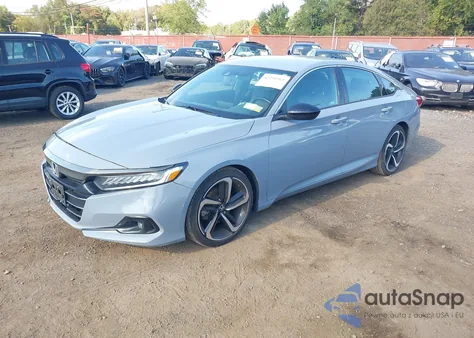2022 Honda Accord Sport из США, поврежденный, VIN 1HGCV1F38NA083878